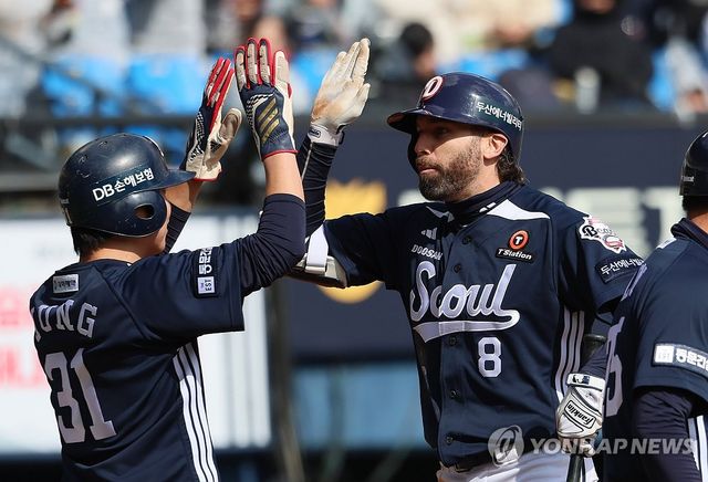 케이브, 3점 홈런 작렬