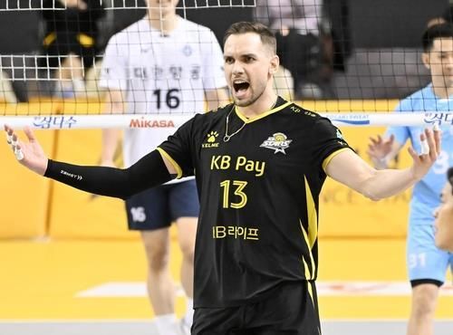 남자부 KB손해보험에서 뛴 외국인 거포 비예나