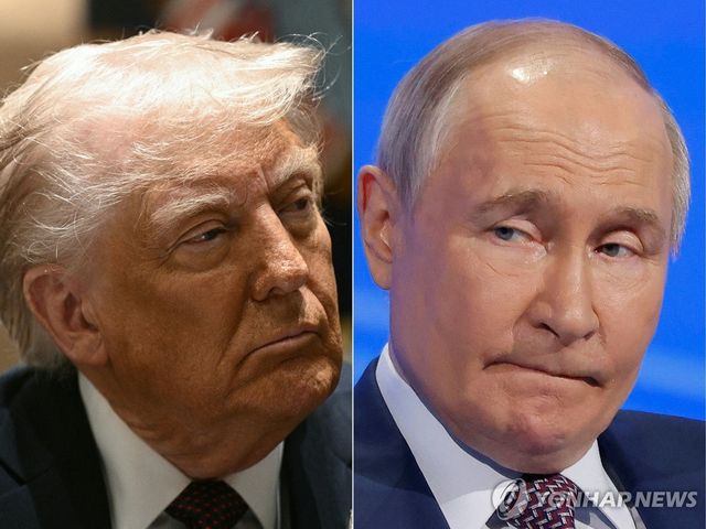 도널드 트럼프 미국 대통령과 블라디미르 푸틴 러시아 대통령