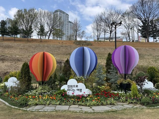 성동구 중랑천 피크닉 정원