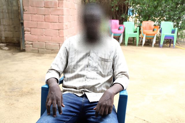 차드 은자메나서 거주하는 수단 난민