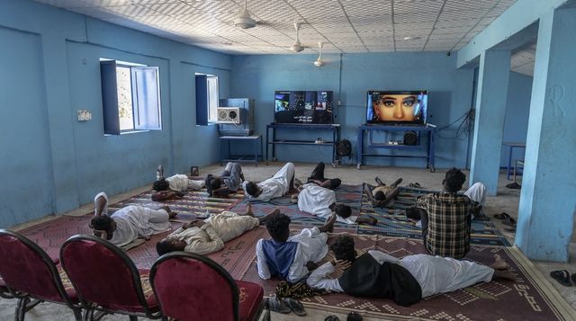 수단 카살라주 난민 캠프 '킬로 26'(Kilo 26)의 청년센터