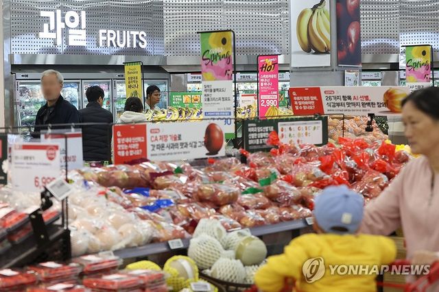 대형마트에서 장 보는 시민들