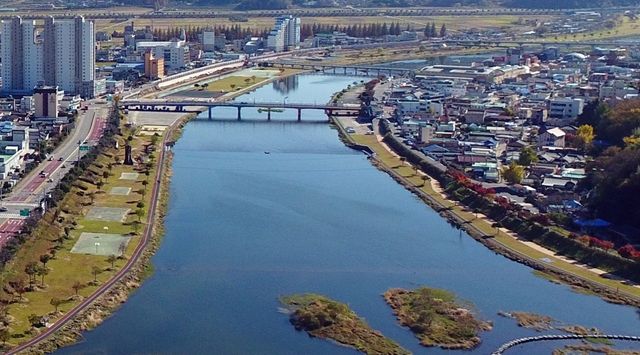 장흥 탐진강변 자전거길