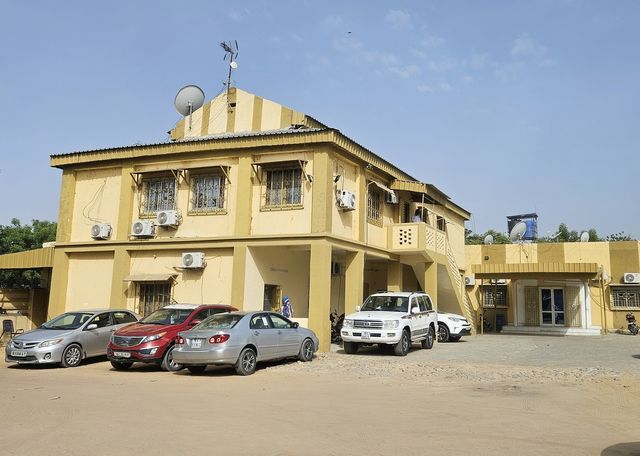 미디어 허가 담당하는 차드 정부 HAMA 사무실 전경