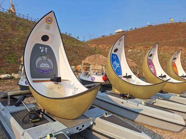 무릉별유천지에서 운영될 보트