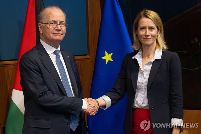 팔 자치정부 총리-EU 고위대표 회동