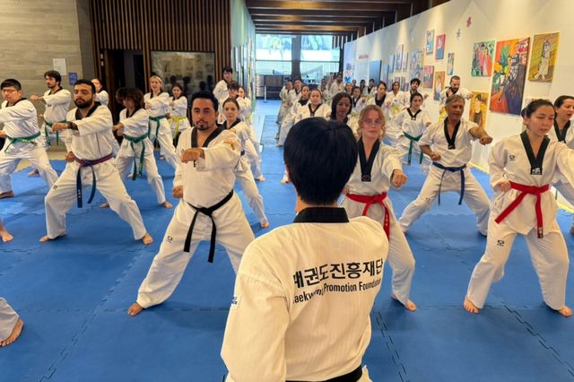  브라질서 태권도 지도 봉사