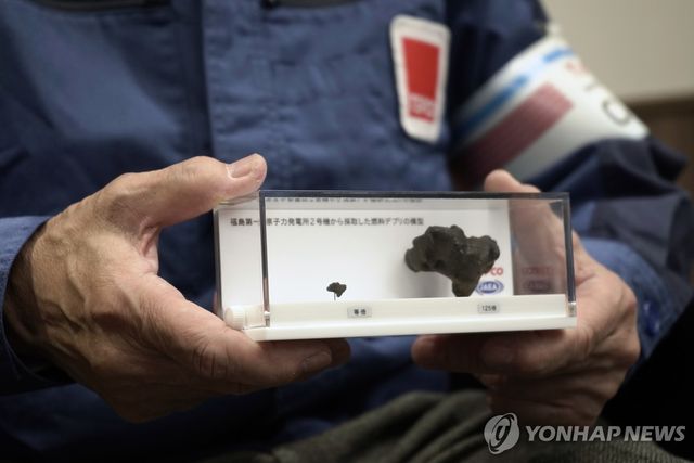 후쿠시마 제1원자력발전소 핵연료 잔해 모형