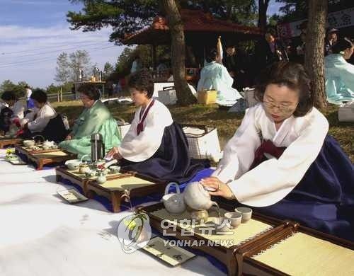 차의 발상지에서 열린 들차회