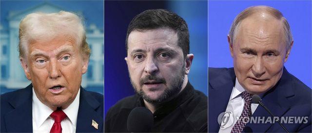 트럼프 젤렌스키 푸틴 대통령