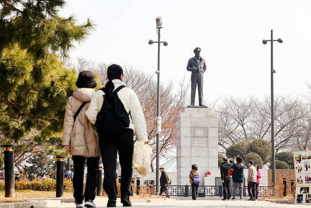 맥아더 동상 [사진/임헌정 기자]