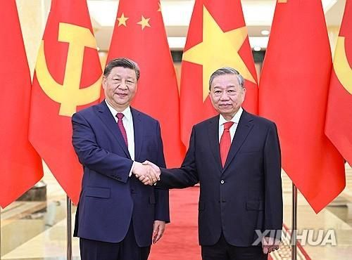 시진핑 중국공산당 총서기와 또 럼 베트남공산당 서기장