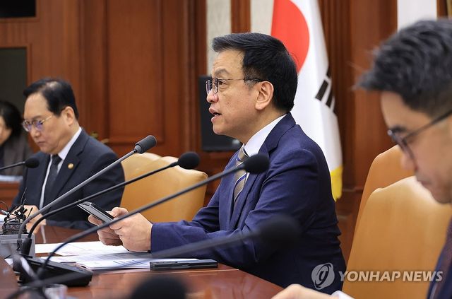 회의 주재하는 최상목 부총리