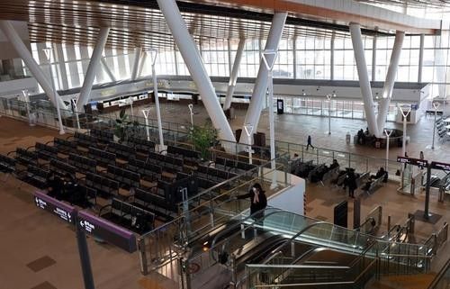 썰렁한 인천항 국제여객터미널