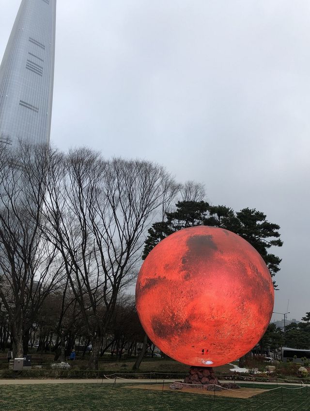 더 스피어, 콘텐츠(태양계 시리즈) 구현 모습