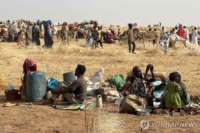 수단 내전 피란민