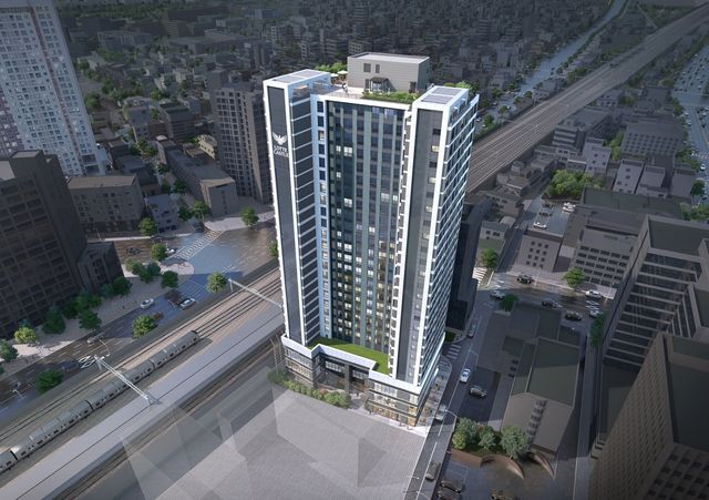 용산 남영역 롯데캐슬 헤리티지 조감도