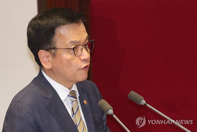 답변하는 최상목 부총리 겸 기획재정부 장관