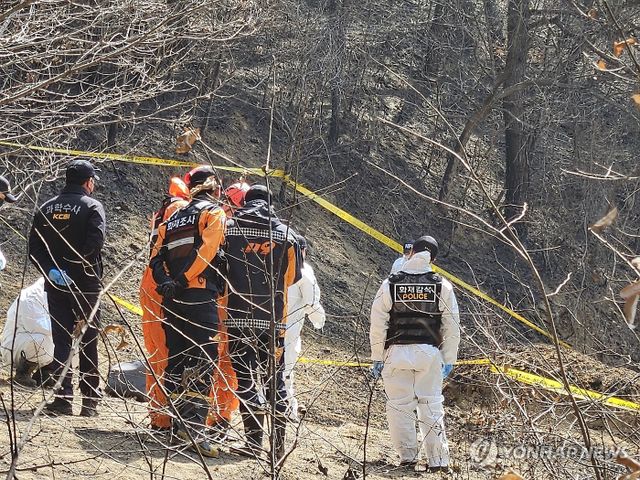 경북산불 최초 발화지서 합동 감식