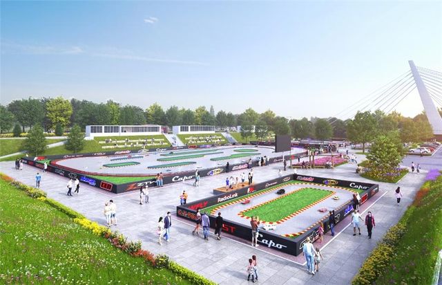 송도달빛공원 무선조종(RC) 스포츠경기장 조감도