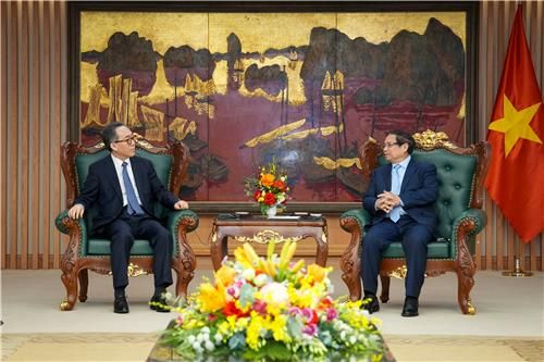 조태열, 베트남총리 예방