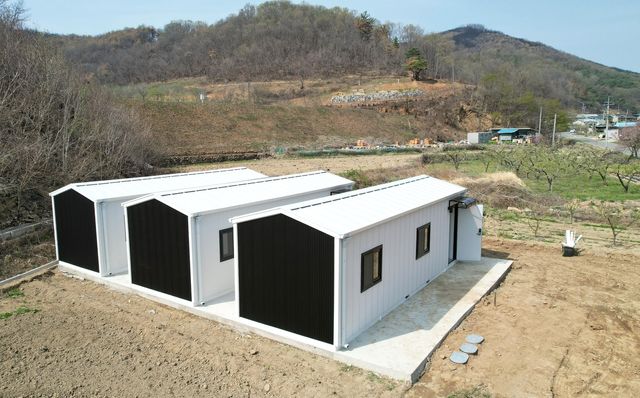 안평면에 들어설 임시주택