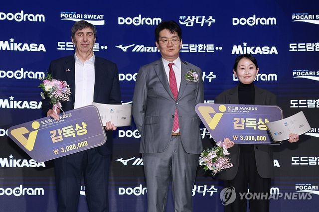 프로배구 감독상 필립 블랑-마르첼로 아본단자 감독