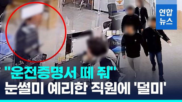 [영상] "운전경력증명서 떼 줘" 제발로 경찰서…예리한 눈썰미에 '덜미' - 2