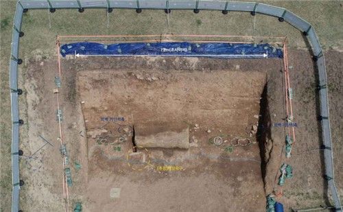 김해 고읍성 조사구역 현장 