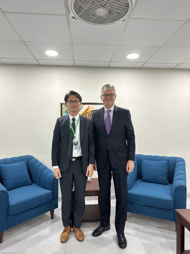 이철 외교부 국제기구·원자력국장, 장-피에르 라크루아 유엔 DPO 사무차장 면담