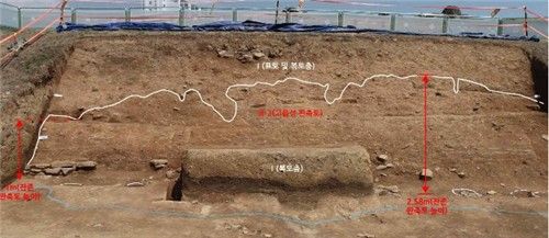 김해 고읍성 토층 양상 