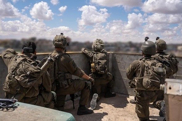 가자지구에서 작전 중인 이스라엘군