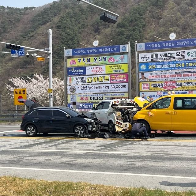 인제 교통사고 현장
