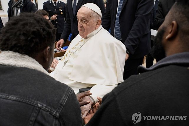 교도소 방문한 교황