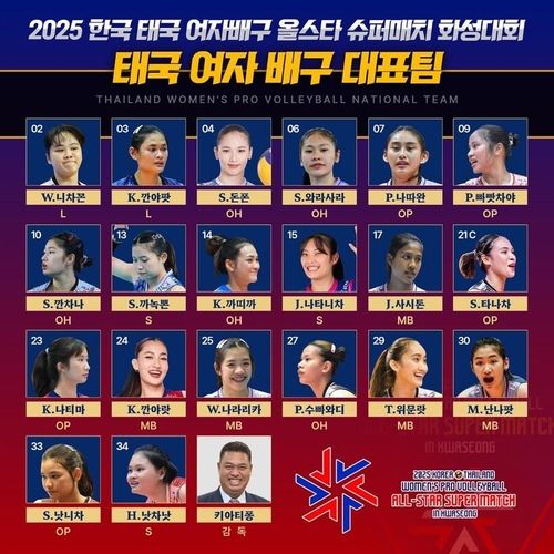 태국 여자배구 올스타팀 