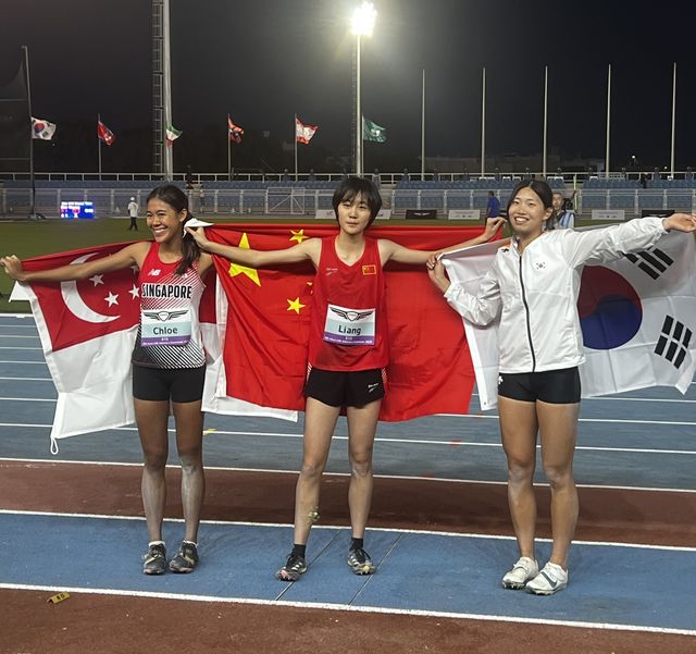 서예지(오른쪽), U18 아시아육상선수권 여자 멀리뛰기 3위