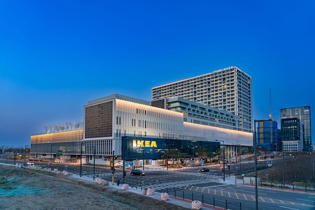 강동 아이파크 더리버 전경