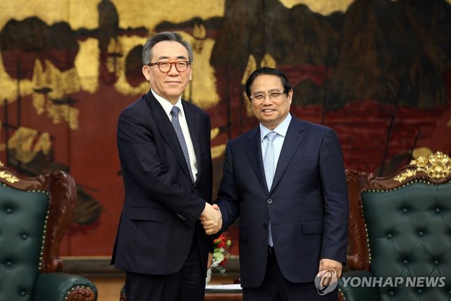 조태열 장관, 베트남 총리 예방