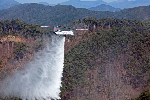 지난해 해외서 임차한 대형헬기(모델 234)