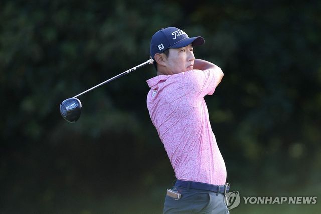 강성훈의 코랄레스 푼타카나 챔피언십 1라운드 경기 모습