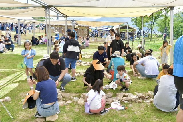 지난해 열린 공주 석장리 구석기 축제