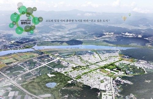 부여 정원도시 구상도