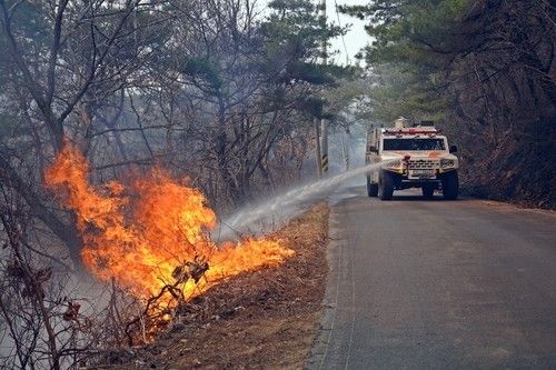 다목적 산불진화차
