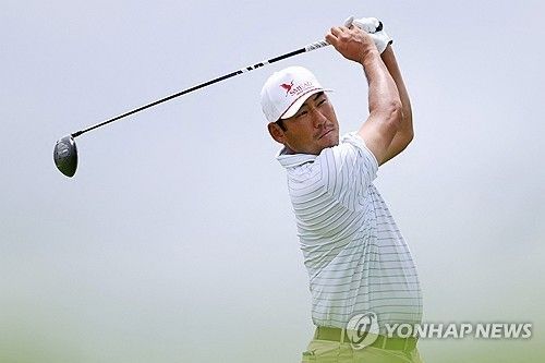 김찬의 드라이버 샷.