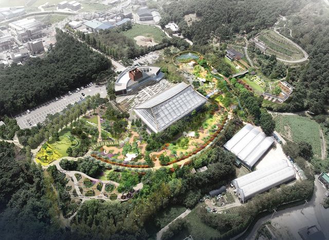 우리꽃식물원 확장 및 리모델링 조감도