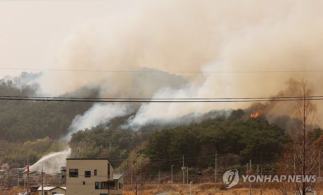 울주군 언양읍 산불