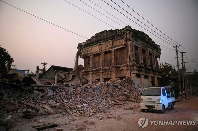 미얀마 강진 피해