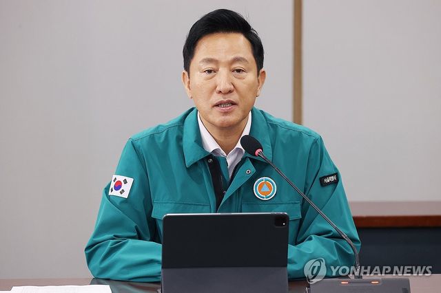 발언하는 오세훈 서울시장