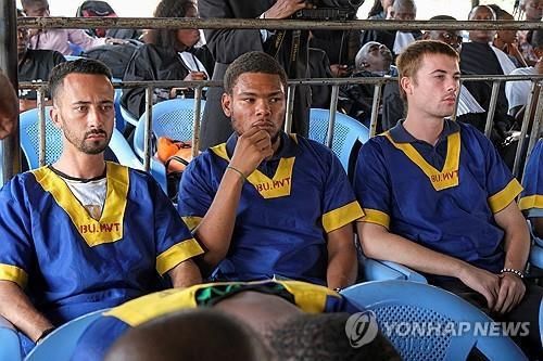 작년 9월 민주콩고 군사법원에서 쿠데타 시도 혐의로 사형 선고를 받은 미국인 3명
